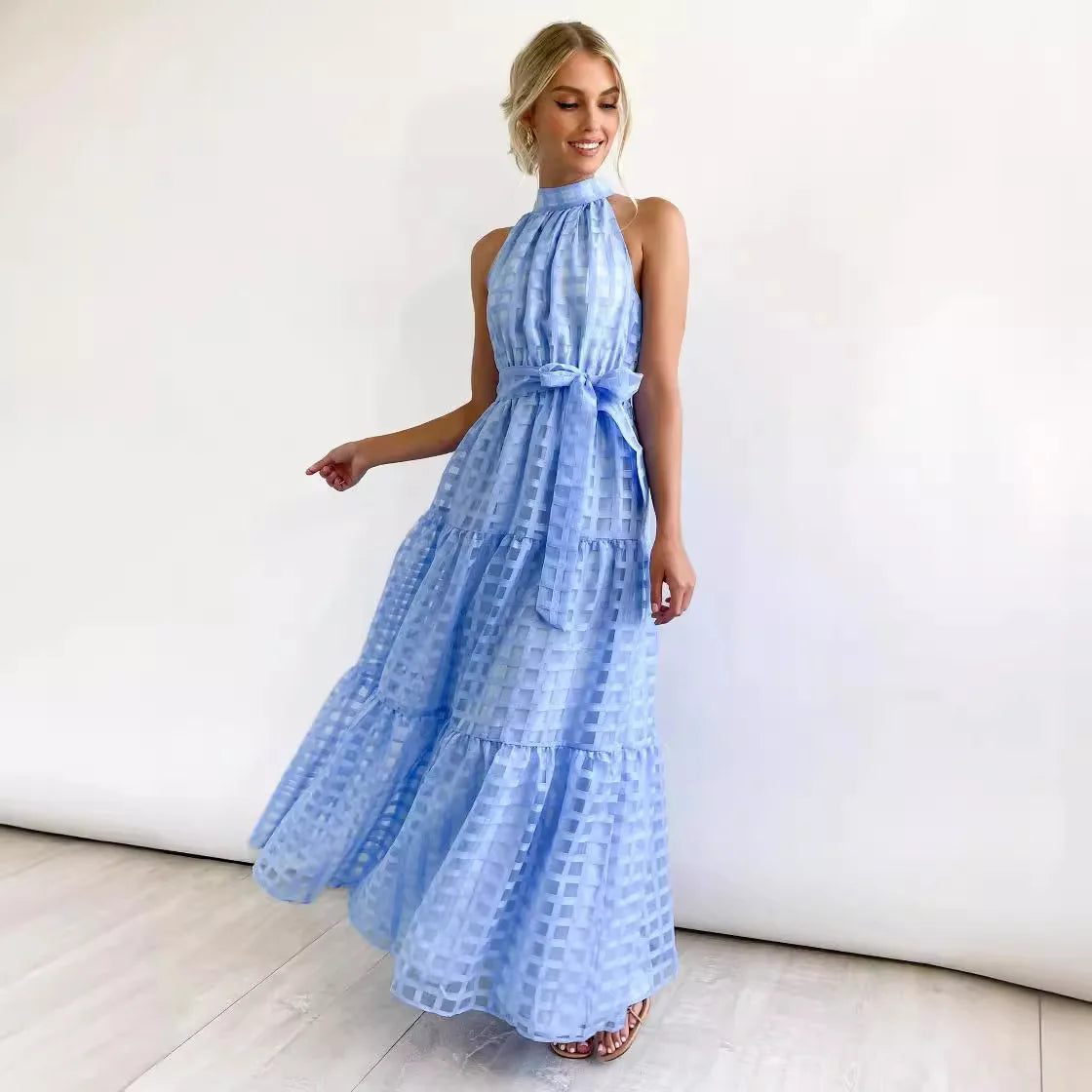Lightweight Maxi Dress with Flowing Silhouette