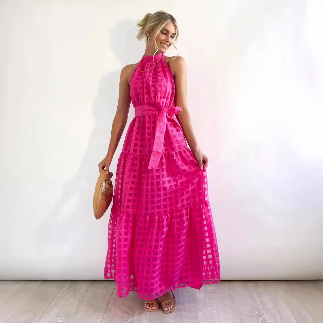 Lightweight Maxi Dress with Flowing Silhouette