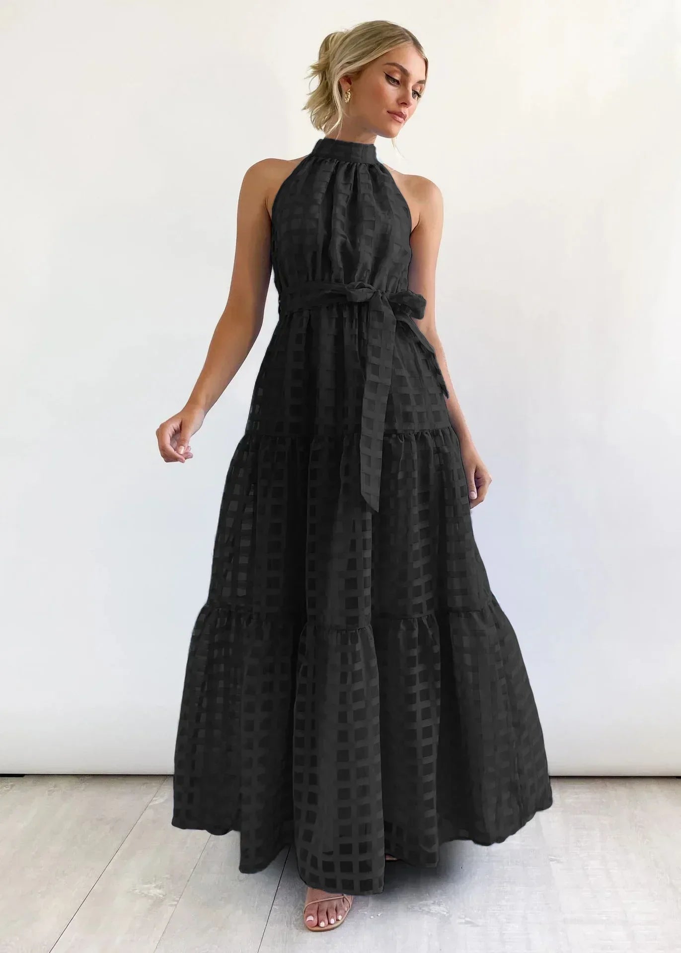 Lightweight Maxi Dress with Flowing Silhouette