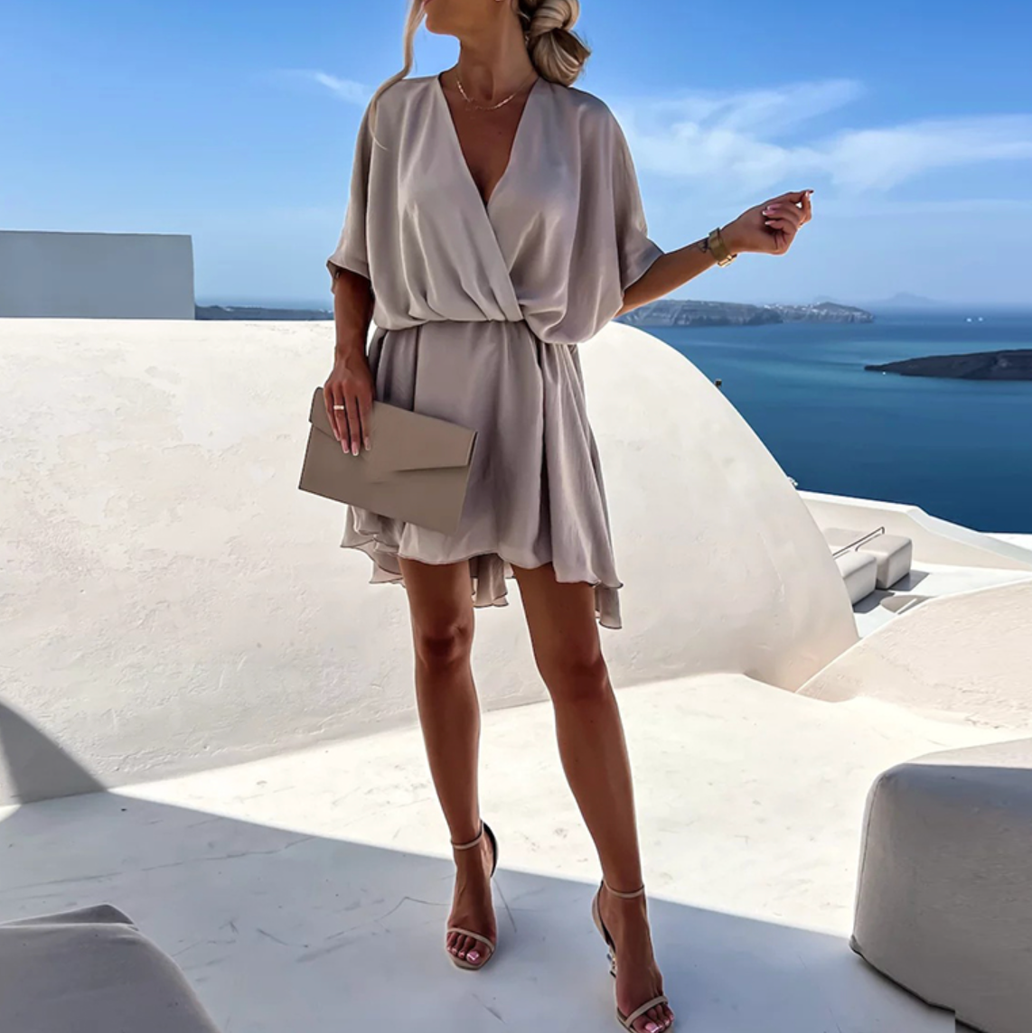 Sleeveless Mini Dress with Streamlined Silhouette