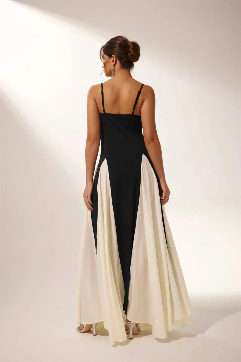 Maxi Dress with Elongated Silhouette